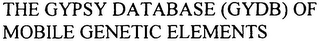 THE GYPSY DATABASE (GYDB) OF MOBILE GENETIC ELEMENTS logo