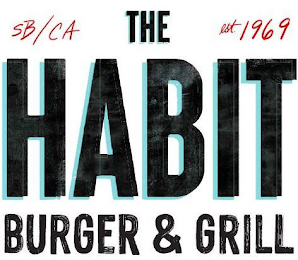 THE HABIT BURGER & GRILL SB/CA EST. 1969 logo
