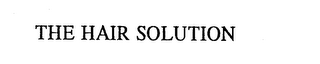 THE HAIR SOLUTION logo