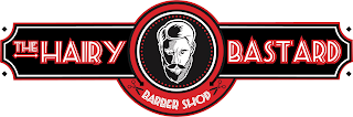 THE HAIRY BASTARD BARBERSHOP logo