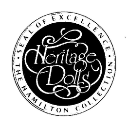 THE HAMILTON COLLECTION SEAL OF EXCELLENCE HERITAGE DOLLS logo