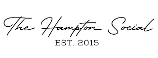 THE HAMPTON SOCIAL EST. 2015 logo
