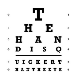 THE HAND IS QUICKER THAN THE EYE