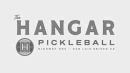 THE HANGAR PICKLEBALL HIGHWAY ONE — SAN LUIS OBISPO · CA logo