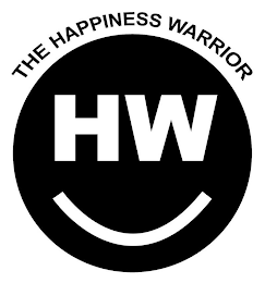THE HAPPINESS WARRIOR HW logo