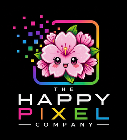 THE HAPPY PIXEL COMPANY logo