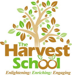 THE HARVEST SCHOOL ENLIGHTENING : ENRICHING : ENGAGING logo