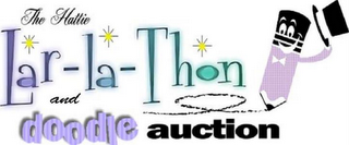 THE HATTIE LAR-LA-THON AND DOODLE AUCTION logo