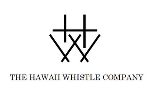 THE HAWAII WHISTLE COMPANY HW logo