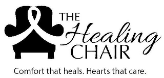 THE HEALING CHAIR COMFORT THAT HEALS. HEARTS THAT CARE. logo