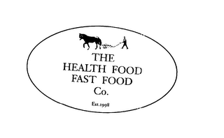 THE HEALTH FOOD FAST FOOD CO. EST. 1998 logo
