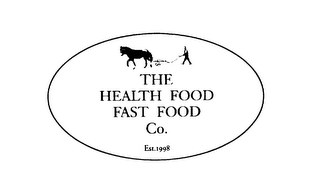 THE HEALTH FOOD FAST FOOD CO. EST. 1998 logo