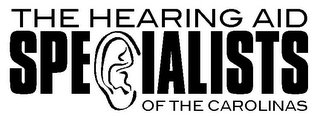 THE HEARING AID SPECIALISTS OF THE CAROLINAS logo