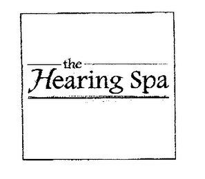 THE HEARING SPA logo