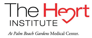 THE HEART INSTITUTE AT PALM BEACH GARDENS MEDICAL CENTER. logo