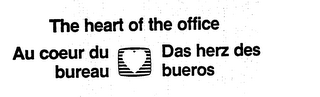 THE HEART OF THE OFFICE AU COEUR DU DAS HERZ DES BUREAU BUEROS logo
