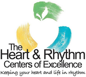 THE HEART & RHYTHM CENTERS OF EXCELLENCE KEEPING YOUR HEART AND LIFE IN RHYTHM logo