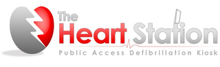 THE HEART STATION PUBLIC ACCESS DEFIBRILLATION KIOSK logo