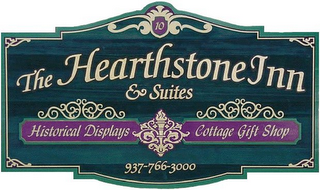THE HEARTHSTONE INN & SUITES HISTORICAL DISPLAYS COTTAGE GIFT SHOP 937-766-3000 10 logo