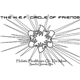 THE H.E.F. CIRCLE OF FRIENDS HOLISTIC HEALTHCARE ON THE MOVE BASED IN CINCINNATI, OHIO logo