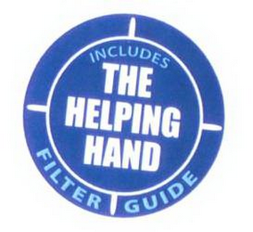 THE HELPING HAND INCLUDES FILTER GUIDE logo