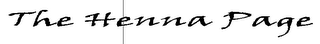 THE HENNA PAGE logo