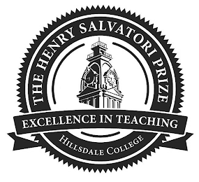 THE HENRY SALVATORI PRIZE EXCELLENCE IN TEACHING HILLSDALE COLLEGE logo