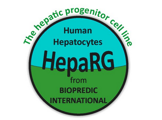 THE HEPATIC PROGENITOR CELL LINE HUMAN HEPATOCYTES HEPARG FROM BIOPREDIC INTERNATIONAL logo
