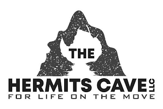 THE HERMITS CAVE LLC FOR LIFE ON THE MOVE logo