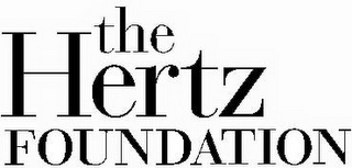 THE HERTZ FOUNDATION logo