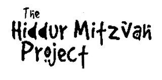 THE HIDDUR MITZVAH PROJECT logo