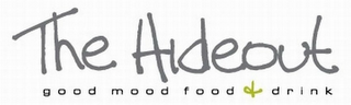 THE HIDEOUT GOOD MOOD FOOD & DRINK logo
