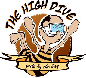 THE HIGH DIVE GRILL BY THE BAY. logo