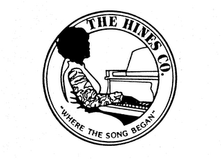 THE HINES CO. "WHERE THE SONG BEGAN" logo