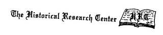 THE HISTORICAL RESEARCH CENTER H.R.C. logo