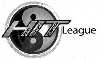 THE HIT HIGH INTENSITY TAEKWONDO LEAGUE logo
