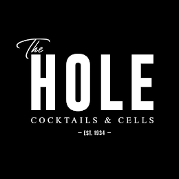 THE HOLE COCKTAILS & CELLS -EST 1934- logo