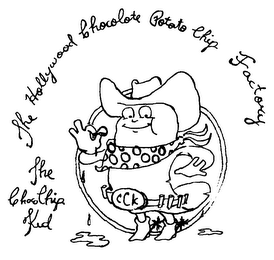 THE HOLLYWOOD CHOCOLATE POTATO CHIP FACTORY THE CHOCOCHIP KID logo
