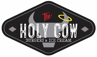 THE HOLY COW BURGERS & ICE CREAM logo
