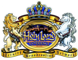 THE HOLY LAND EXPERIENCE ORLANDO REX REGUM FIDELUM ET TRINITY BROADCASTING NETWORK logo