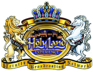 THE HOLY LAND EXPERIENCE ORLANDO REX REGUM FIDELUM ET TRINITY BROADCASTING NETWORK logo