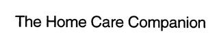 THE HOME CARE COMPANION logo