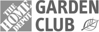 THE HOME DEPOT GARDEN CLUB logo