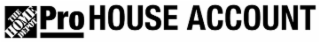 THE HOME DEPOT PRO HOUSE ACCOUNT logo