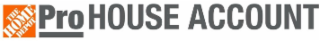 THE HOME DEPOT PRO HOUSE ACCOUNT logo