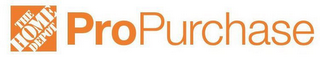 THE HOME DEPOT PROPURCHASE logo