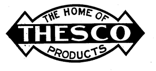 THE HOME OF THESCO PRODUCTS logo