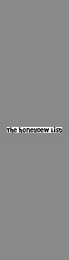 THE HONEYDEW LIST logo