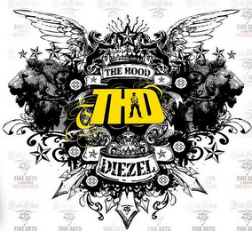 THE HOOD DIEZEL T H D logo