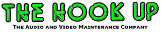 THE HOOK UP THE AUDIO AND VIDEO MAINTENANCE COMPANY logo
